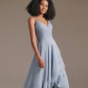 NEW WITH TAGS, Azazei V-Neck Spaghetti-Straps Chiffon Bridesmaid Dress BD0011